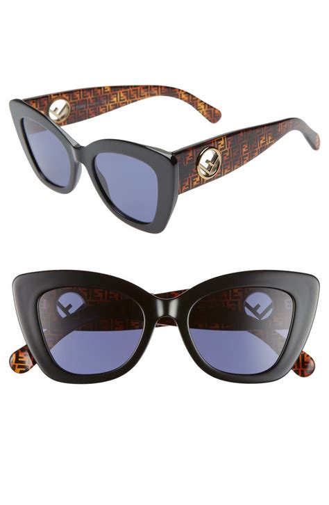 fendi sunglasses nordstrom rack|fendi round 52mm sunglasses.